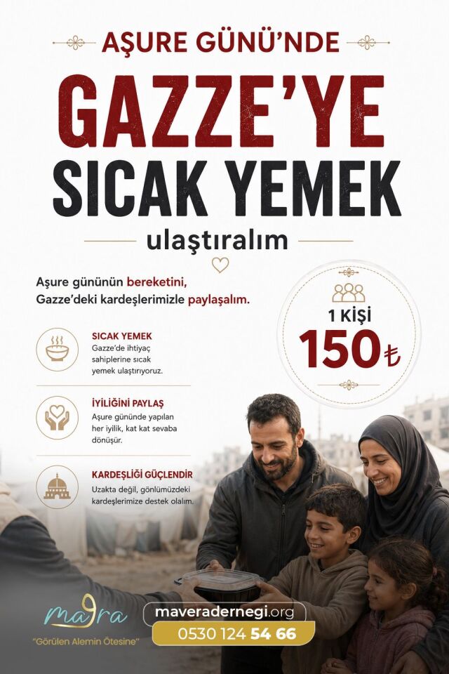 Gazze - Filistin Aşure Günü Sıcak Yemek Dağıtımı